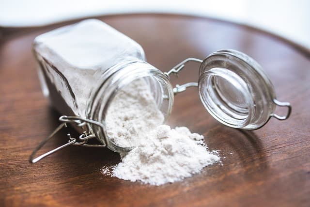 white powder
