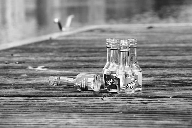 alcohol bottles