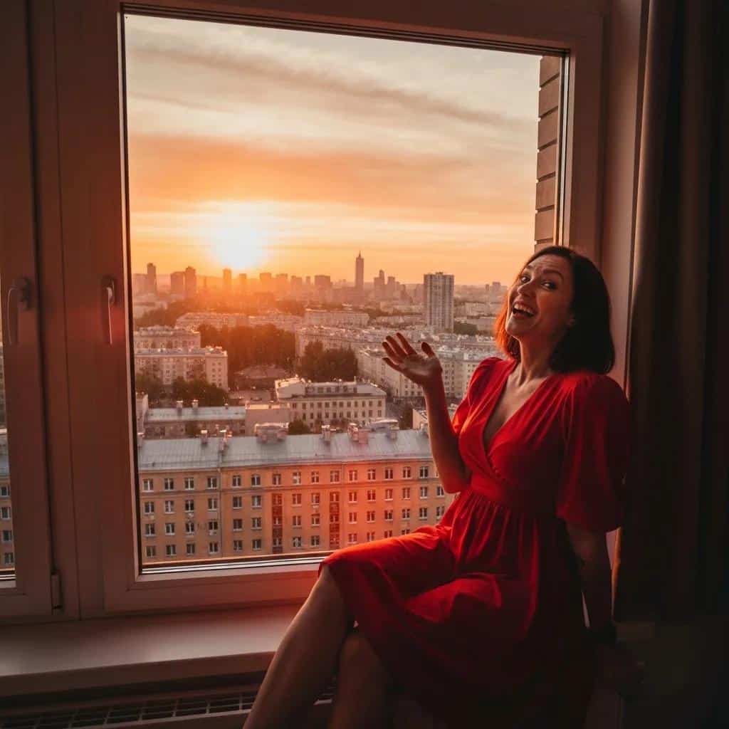 Woman sitting on her bed at night, expressing concern about sleep challenges affecting her mental health
