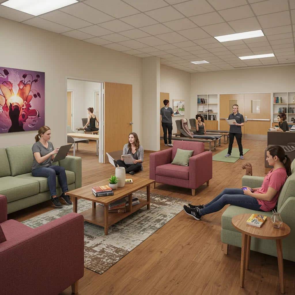 A women-only rehab facility promoting a safe and nurturing environment for alcohol recovery