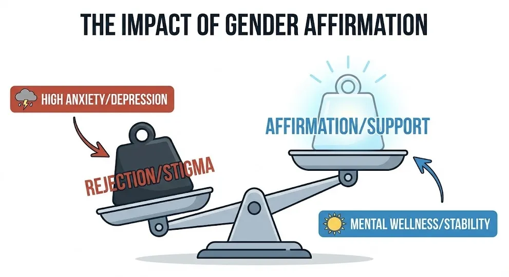 The impact of gender affirmation on mental health