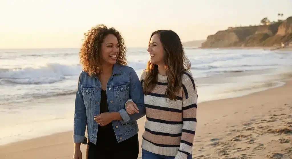 Supportive community of women in recovery